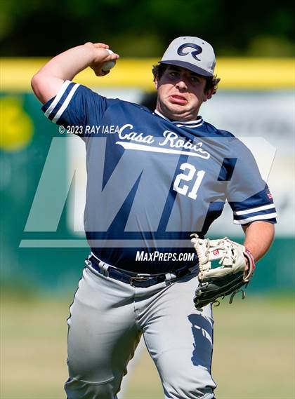 Thumbnail 1 in Woodland vs. Casa Roble (CIF SJS D4 Playoff) photogallery.