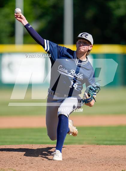 Thumbnail 1 in Woodland vs. Casa Roble (CIF SJS D4 Playoff) photogallery.