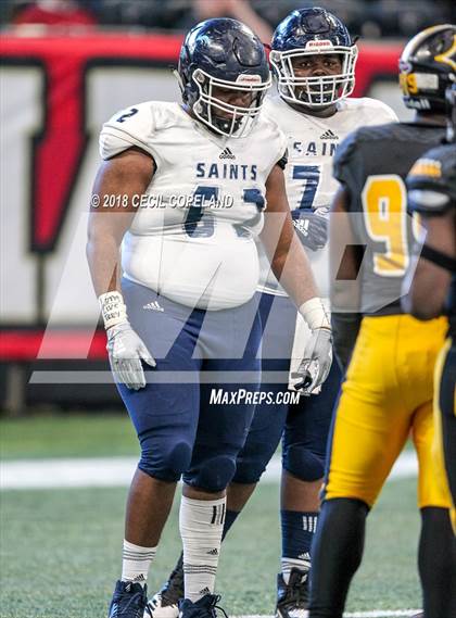 Thumbnail 2 in Cedar Grove vs. Peach County (GHSA Class 3A Championship) photogallery.