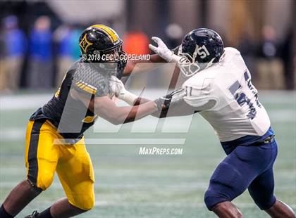 Thumbnail 3 in Cedar Grove vs. Peach County (GHSA Class 3A Championship) photogallery.