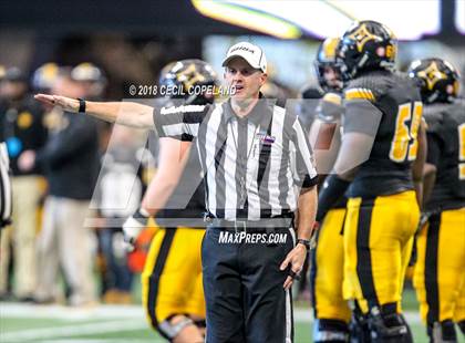 Thumbnail 2 in Cedar Grove vs. Peach County (GHSA Class 3A Championship) photogallery.