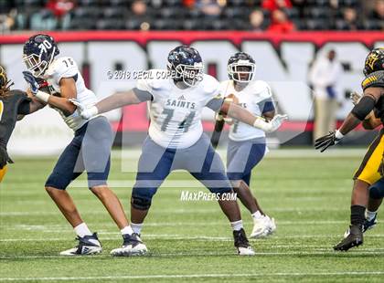 Thumbnail 2 in Cedar Grove vs. Peach County (GHSA Class 3A Championship) photogallery.