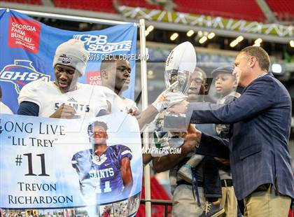 Thumbnail 2 in Cedar Grove vs. Peach County (GHSA Class 3A Championship) photogallery.