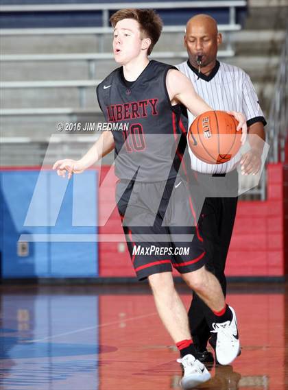 Thumbnail 2 in Liberty vs. Carver (Thanksgiving Hoopfest) photogallery.