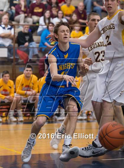 Thumbnail 3 in Union vs Elk County Catholic (PIAA District IX A Semifinal) photogallery.