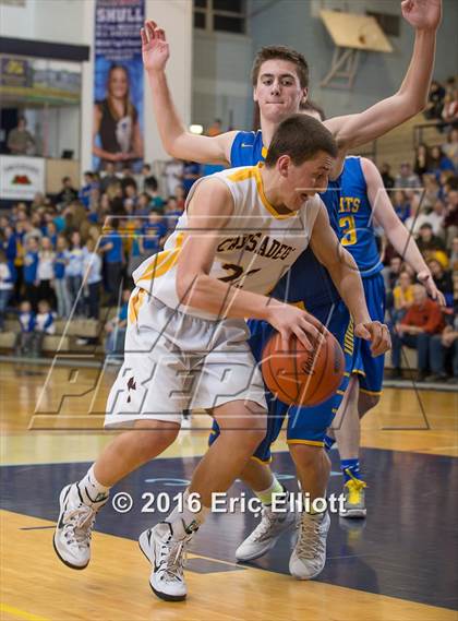 Thumbnail 3 in Union vs Elk County Catholic (PIAA District IX A Semifinal) photogallery.