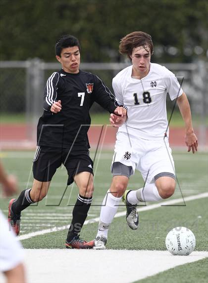 Thumbnail 1 in Huntington Beach @ Notre Dame (CIF SS Playoffs) photogallery.