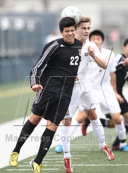Thumbnail 1 in Huntington Beach @ Notre Dame (CIF SS Playoffs) photogallery.
