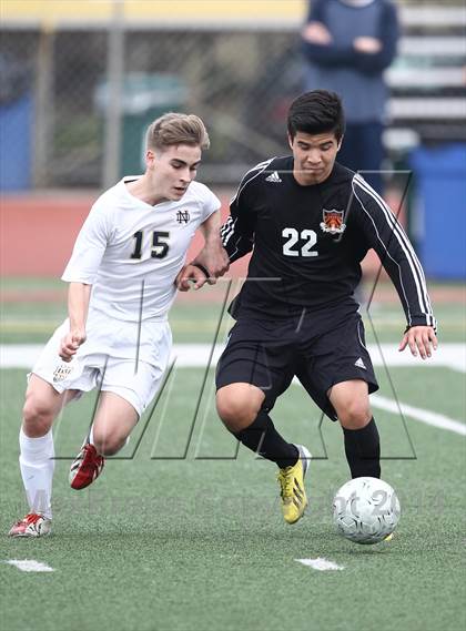 Thumbnail 3 in Huntington Beach @ Notre Dame (CIF SS Playoffs) photogallery.