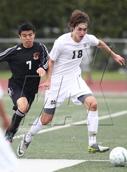 Thumbnail 2 in Huntington Beach @ Notre Dame (CIF SS Playoffs) photogallery.