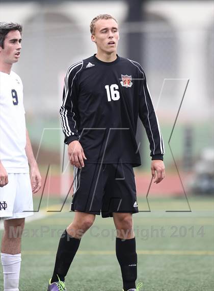 Thumbnail 1 in Huntington Beach @ Notre Dame (CIF SS Playoffs) photogallery.