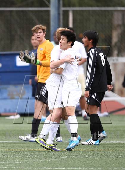 Thumbnail 1 in Huntington Beach @ Notre Dame (CIF SS Playoffs) photogallery.