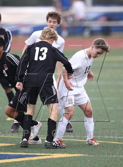 Thumbnail 1 in Huntington Beach @ Notre Dame (CIF SS Playoffs) photogallery.