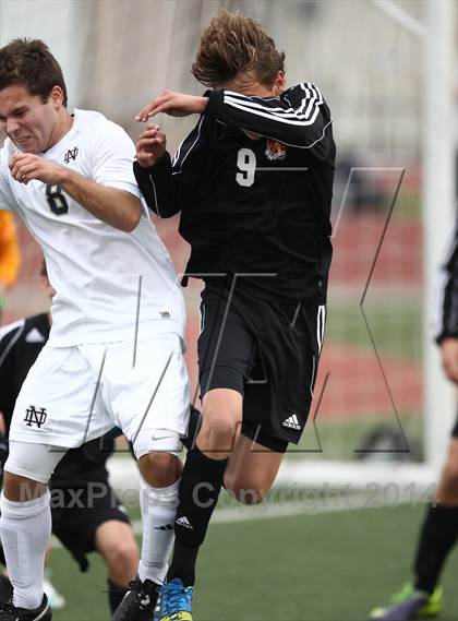 Thumbnail 1 in Huntington Beach @ Notre Dame (CIF SS Playoffs) photogallery.