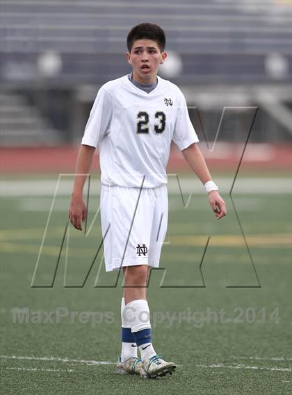 Thumbnail 1 in Huntington Beach @ Notre Dame (CIF SS Playoffs) photogallery.