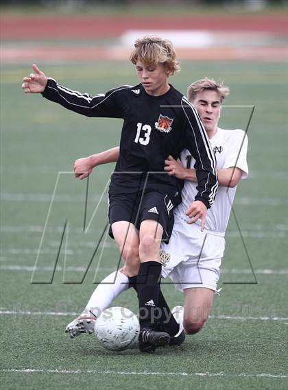 Thumbnail 1 in Huntington Beach @ Notre Dame (CIF SS Playoffs) photogallery.