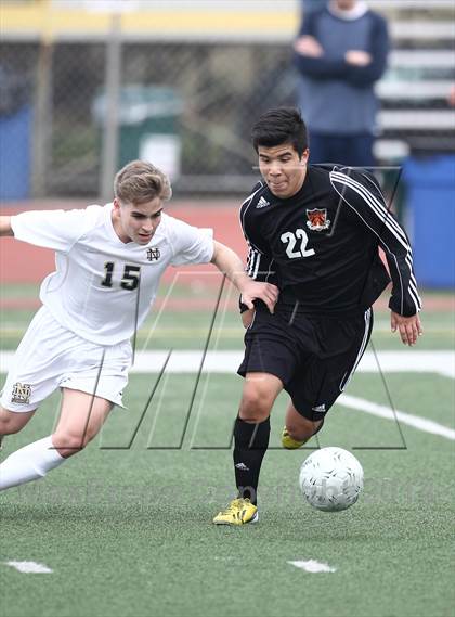 Thumbnail 1 in Huntington Beach @ Notre Dame (CIF SS Playoffs) photogallery.