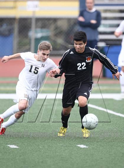 Thumbnail 2 in Huntington Beach @ Notre Dame (CIF SS Playoffs) photogallery.