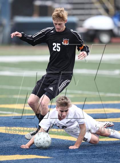 Thumbnail 1 in Huntington Beach @ Notre Dame (CIF SS Playoffs) photogallery.