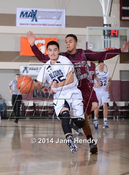 Thumbnail 1 in Rancho Mirage vs. Coral Academy of Science Las Vegas (MaxPreps Holiday Classic) photogallery.