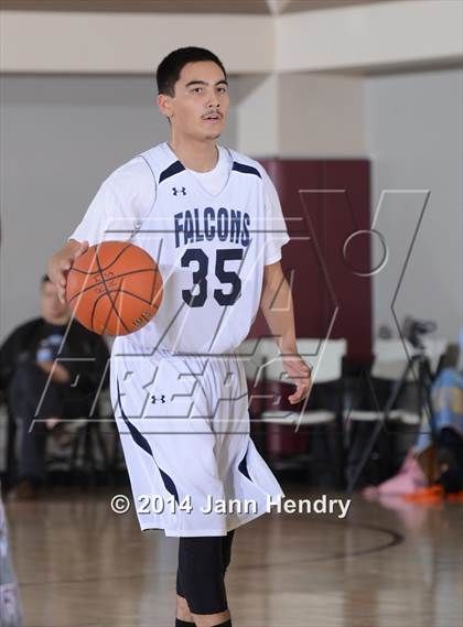Thumbnail 1 in Rancho Mirage vs. Coral Academy of Science Las Vegas (MaxPreps Holiday Classic) photogallery.