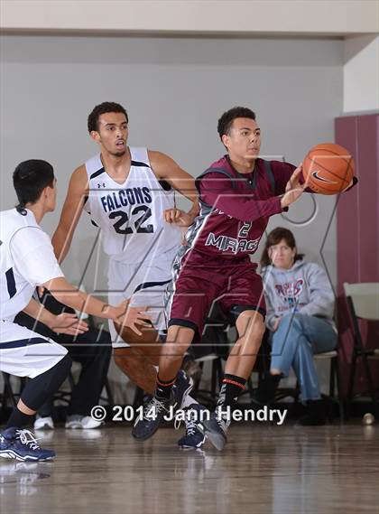 Thumbnail 1 in Rancho Mirage vs. Coral Academy of Science Las Vegas (MaxPreps Holiday Classic) photogallery.