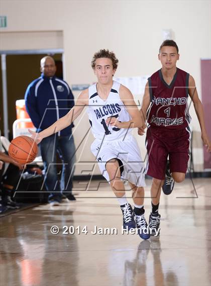 Thumbnail 2 in Rancho Mirage vs. Coral Academy of Science Las Vegas (MaxPreps Holiday Classic) photogallery.