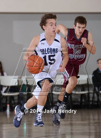 Thumbnail 3 in Rancho Mirage vs. Coral Academy of Science Las Vegas (MaxPreps Holiday Classic) photogallery.