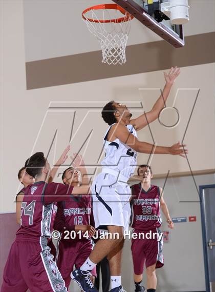 Thumbnail 1 in Rancho Mirage vs. Coral Academy of Science Las Vegas (MaxPreps Holiday Classic) photogallery.