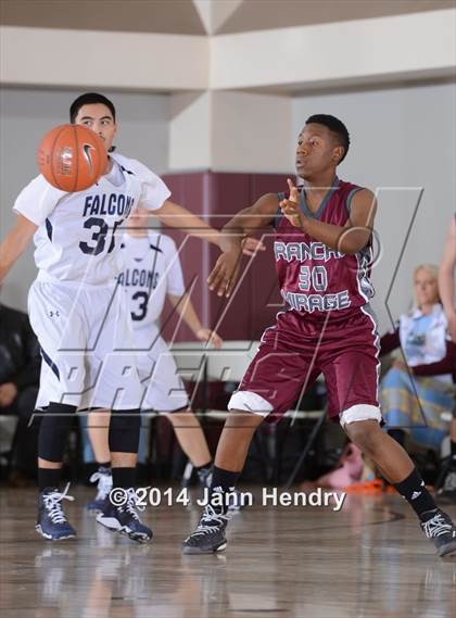 Thumbnail 1 in Rancho Mirage vs. Coral Academy of Science Las Vegas (MaxPreps Holiday Classic) photogallery.