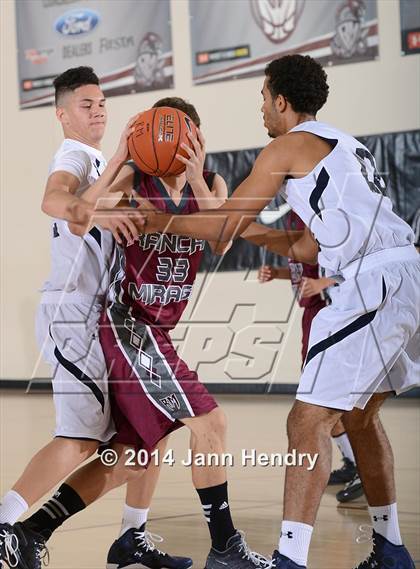 Thumbnail 3 in Rancho Mirage vs. Coral Academy of Science Las Vegas (MaxPreps Holiday Classic) photogallery.