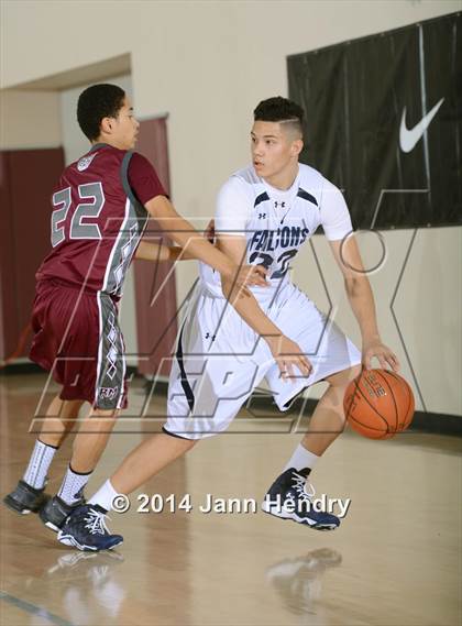 Thumbnail 1 in Rancho Mirage vs. Coral Academy of Science Las Vegas (MaxPreps Holiday Classic) photogallery.