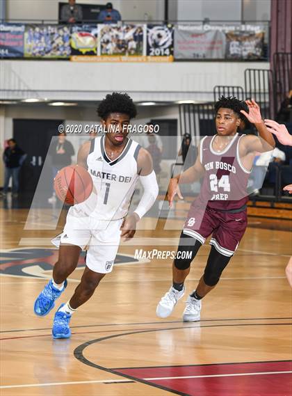 Thumbnail 3 in Don Bosco Prep vs Mater Dei (Shore Classic Showcase) photogallery.