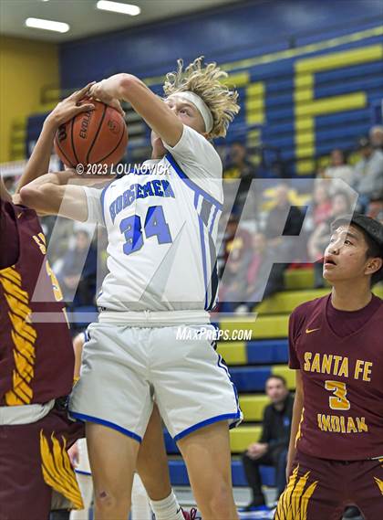 Thumbnail 3 in Santa Fe Indian vs. St. Michael's (Bobby Rodriguez Capital City Tournament) photogallery.