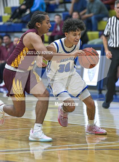 Thumbnail 2 in Santa Fe Indian vs. St. Michael's (Bobby Rodriguez Capital City Tournament) photogallery.
