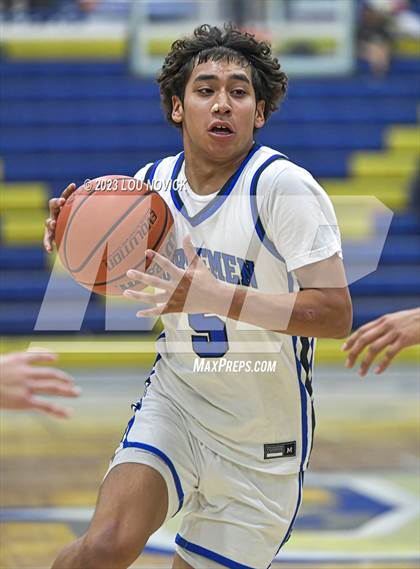Thumbnail 1 in Santa Fe Indian vs. St. Michael's (Bobby Rodriguez Capital City Tournament) photogallery.