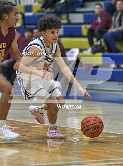 Thumbnail 2 in Santa Fe Indian vs. St. Michael's (Bobby Rodriguez Capital City Tournament) photogallery.