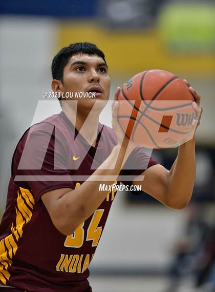 Thumbnail 2 in Santa Fe Indian vs. St. Michael's (Bobby Rodriguez Capital City Tournament) photogallery.