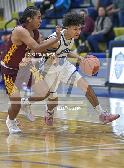 Thumbnail 1 in Santa Fe Indian vs. St. Michael's (Bobby Rodriguez Capital City Tournament) photogallery.