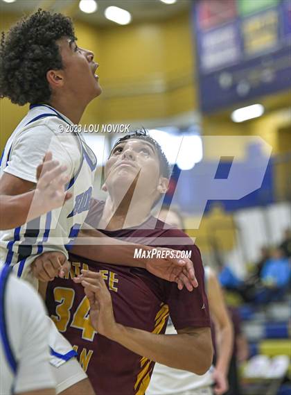 Thumbnail 2 in Santa Fe Indian vs. St. Michael's (Bobby Rodriguez Capital City Tournament) photogallery.