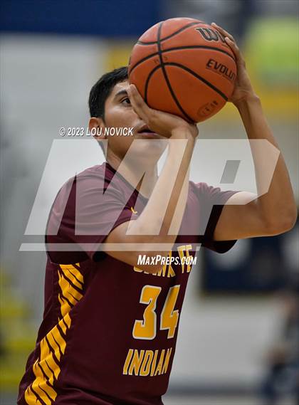 Thumbnail 3 in Santa Fe Indian vs. St. Michael's (Bobby Rodriguez Capital City Tournament) photogallery.