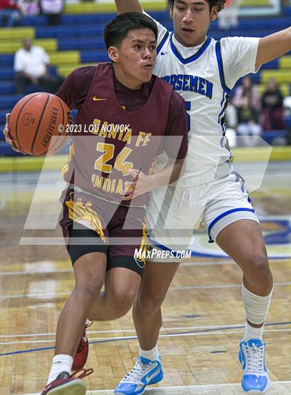 Thumbnail 1 in Santa Fe Indian vs. St. Michael's (Bobby Rodriguez Capital City Tournament) photogallery.