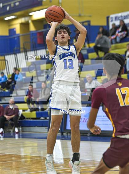 Thumbnail 3 in Santa Fe Indian vs. St. Michael's (Bobby Rodriguez Capital City Tournament) photogallery.