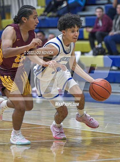 Thumbnail 3 in Santa Fe Indian vs. St. Michael's (Bobby Rodriguez Capital City Tournament) photogallery.