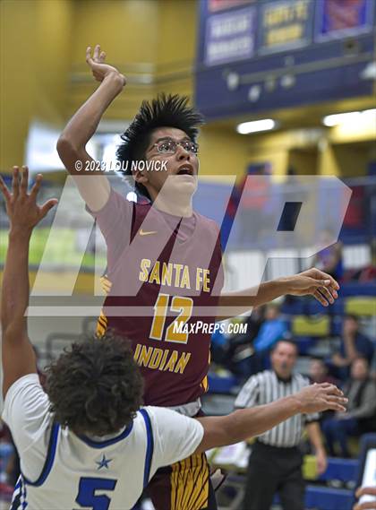 Thumbnail 3 in Santa Fe Indian vs. St. Michael's (Bobby Rodriguez Capital City Tournament) photogallery.