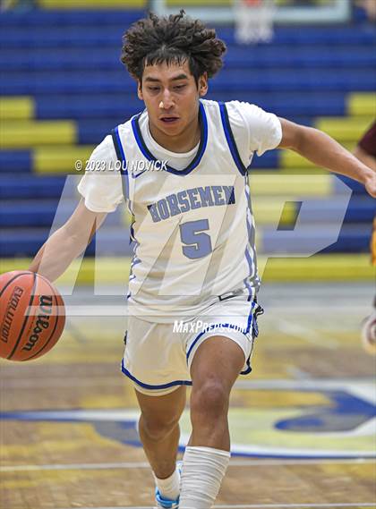 Thumbnail 1 in Santa Fe Indian vs. St. Michael's (Bobby Rodriguez Capital City Tournament) photogallery.