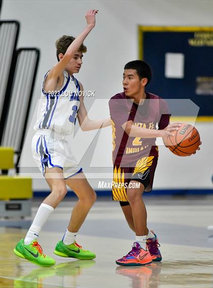 Thumbnail 1 in Santa Fe Indian vs. St. Michael's (Bobby Rodriguez Capital City Tournament) photogallery.