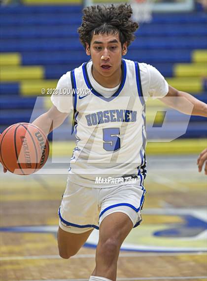 Thumbnail 2 in Santa Fe Indian vs. St. Michael's (Bobby Rodriguez Capital City Tournament) photogallery.