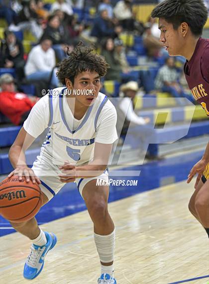 Thumbnail 1 in Santa Fe Indian vs. St. Michael's (Bobby Rodriguez Capital City Tournament) photogallery.