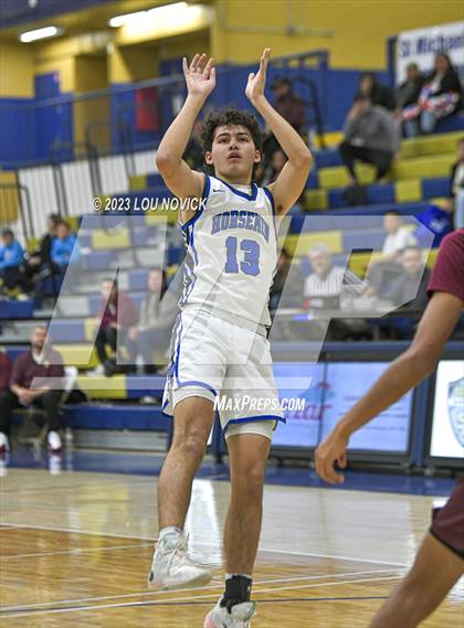 Thumbnail 3 in Santa Fe Indian vs. St. Michael's (Bobby Rodriguez Capital City Tournament) photogallery.